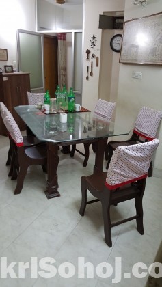 Dining Table with six chairs